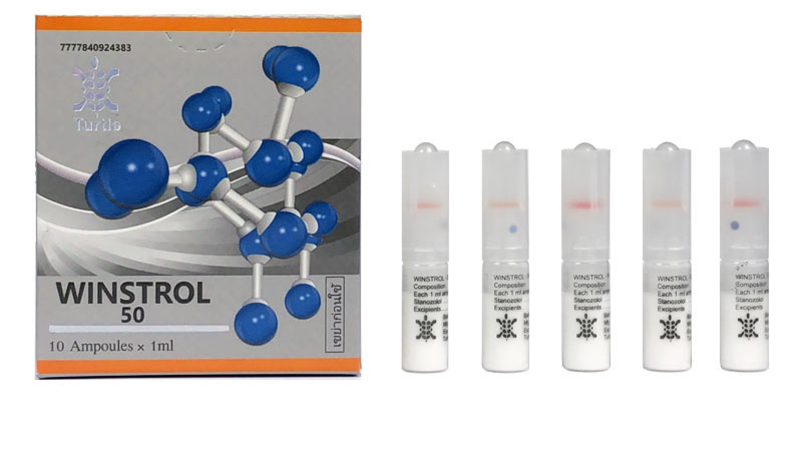 وینسترول winstrol تورتل turtle تکمیل 50mg