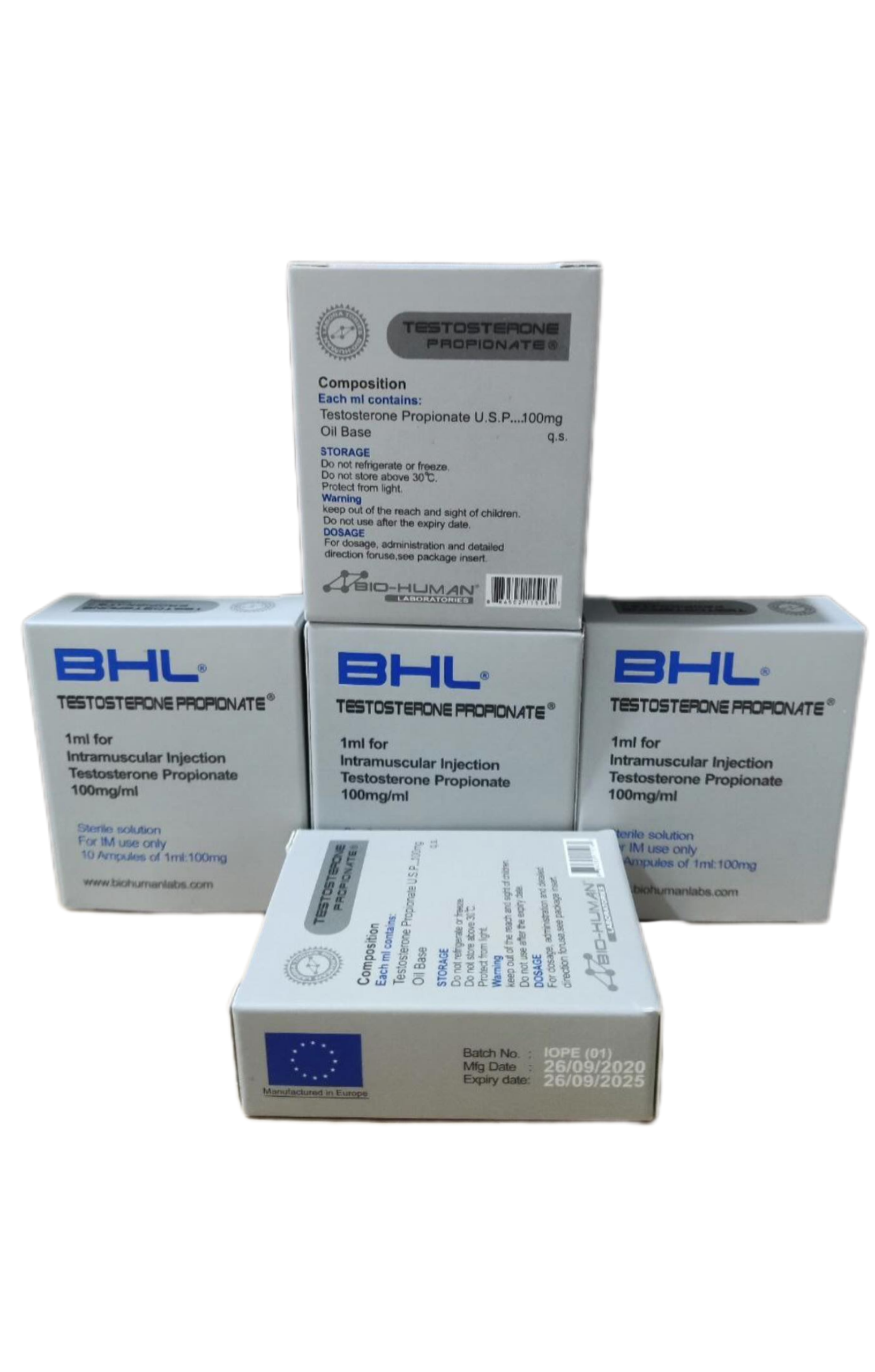تستوسترون پروپیونات 100mg بایوهیومن تکمیل