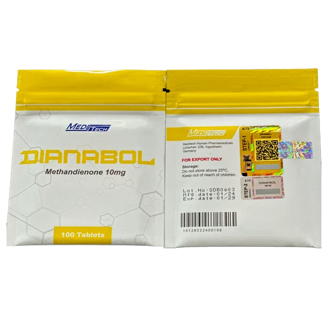 دیانابول خوراکی مدیتک 100تایی دوز 10 meditech