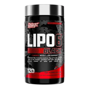 چربی سوز لیپوسیکس 6 بلک ناترکس 120 عدد Nutrex Lipo-6 Black