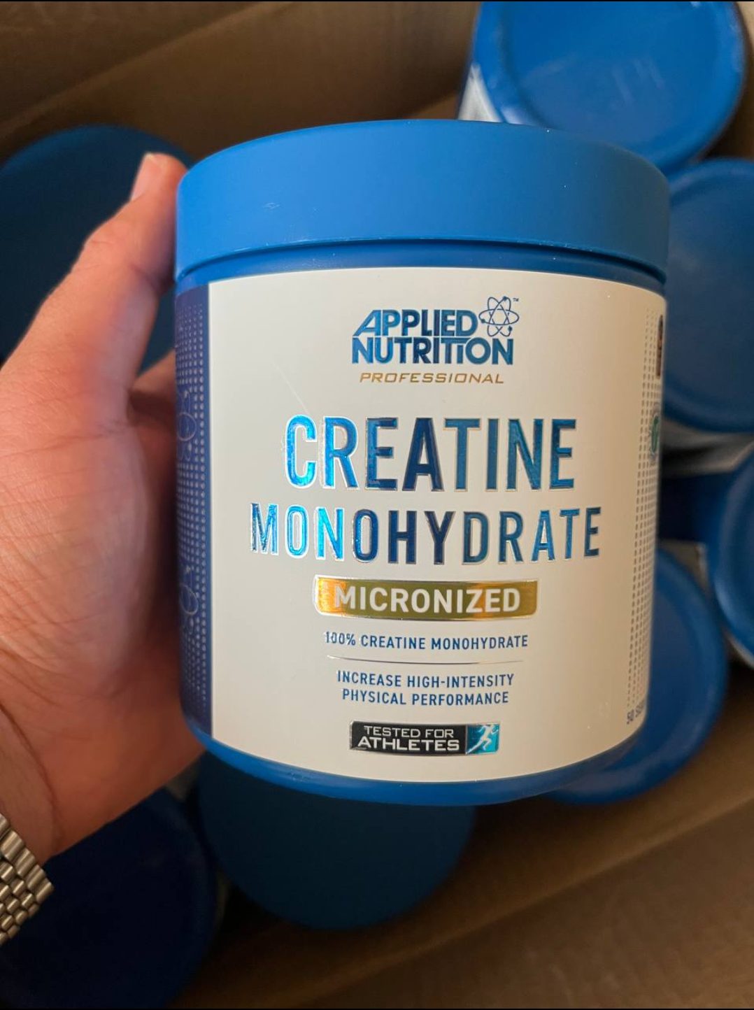 کراتین مونوهیدرات بدونه طعم اپلاید 250 گرم