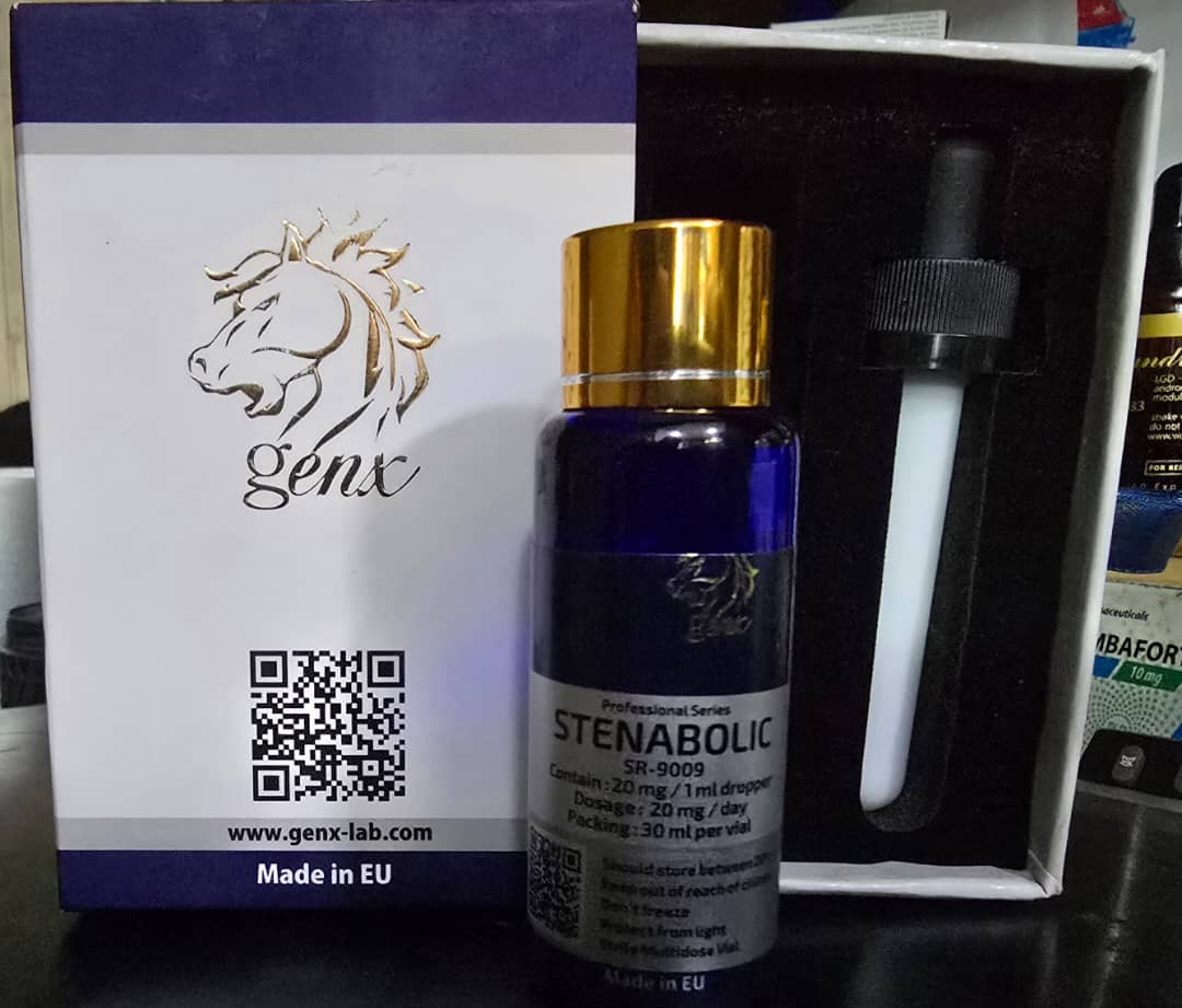 سارم قطره ای SR-9009 استنابولیک Stenabolic ژنیکس لب