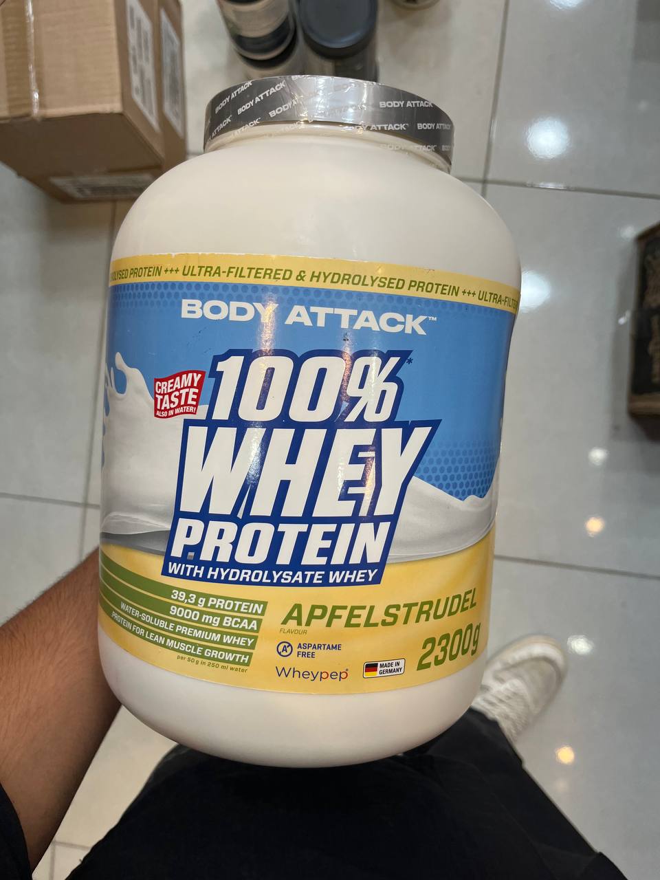 پروتئین وی BODY ATTACK 100% بادی اتک 2.3kg