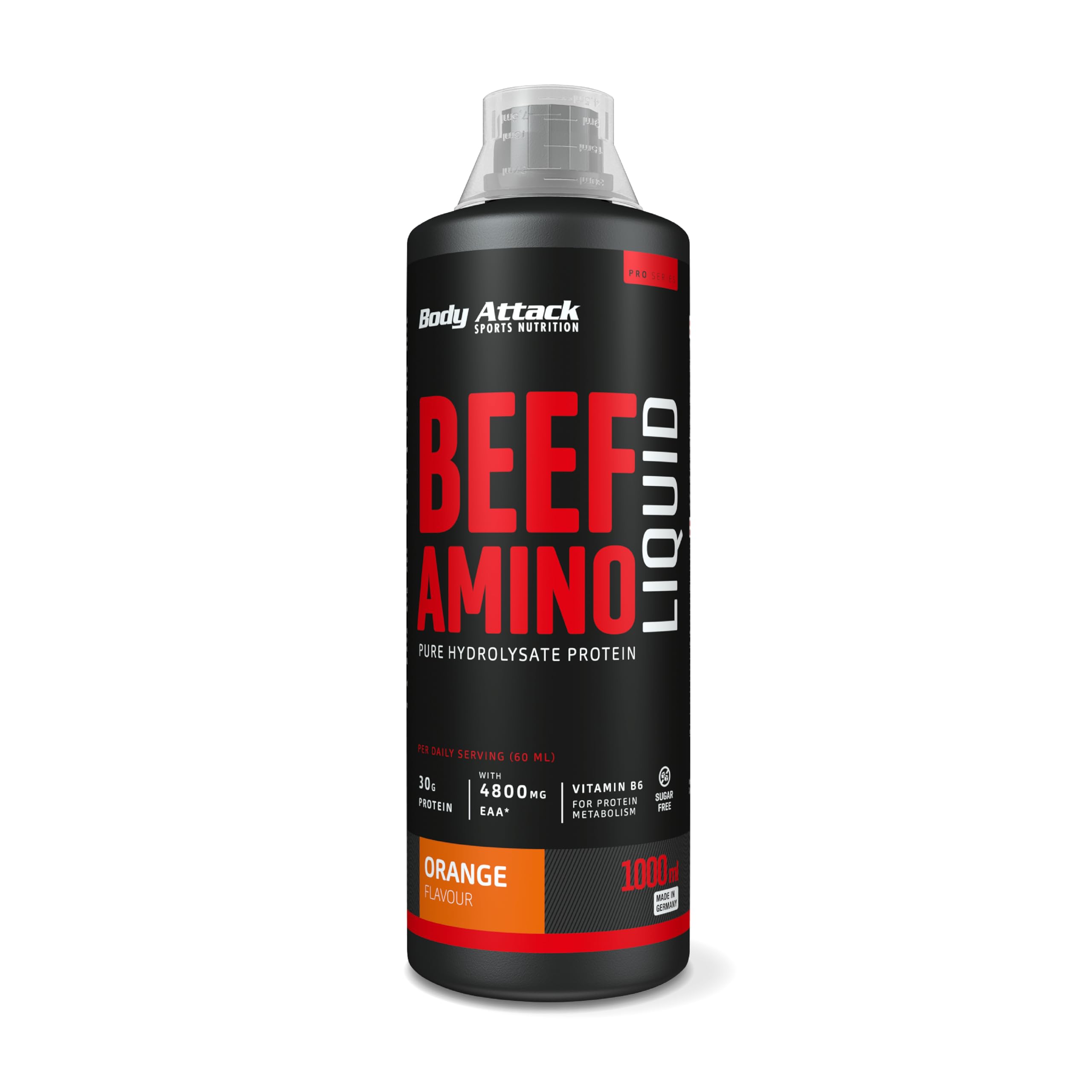 آمینو بیف مایع Beef Amino Liquid بادی اتک Body Attack یک لیتری