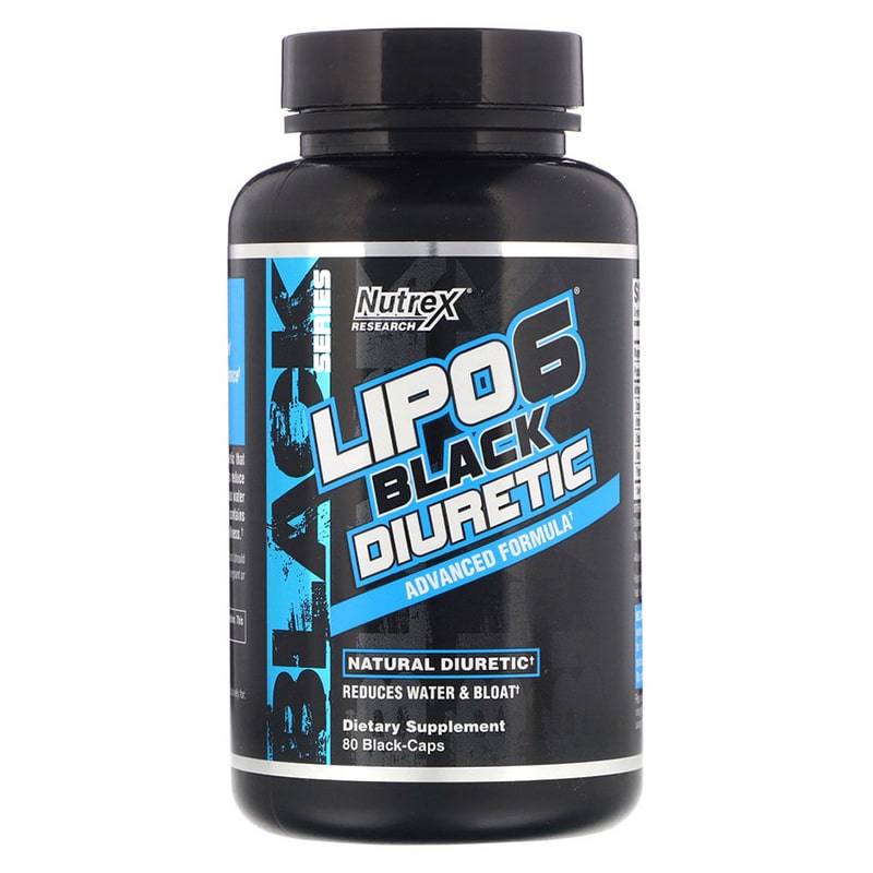 لیپو 6 بلک Diuretic دایورتیک Nutrex ناترکس 80تایی