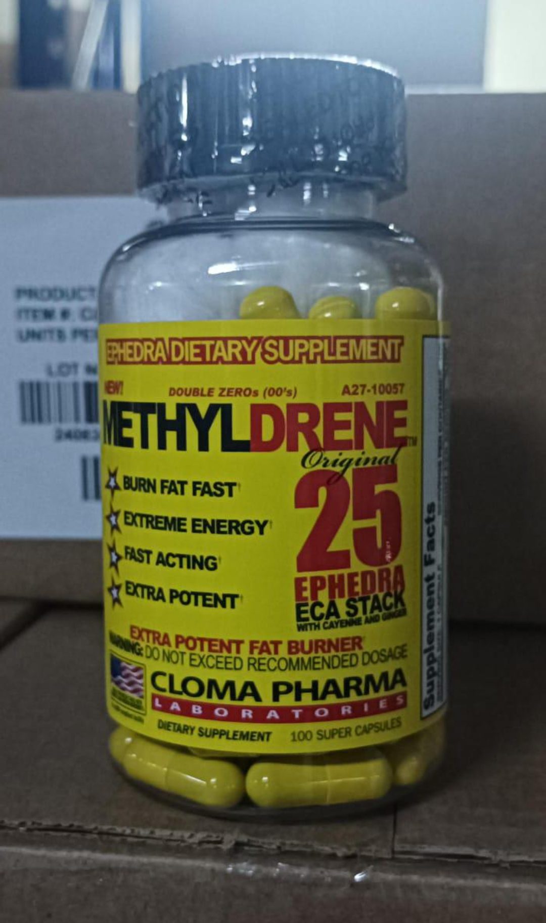 چربیسوز متیل درن Methyldrene 25 کلوما فارما Cloma Pharma