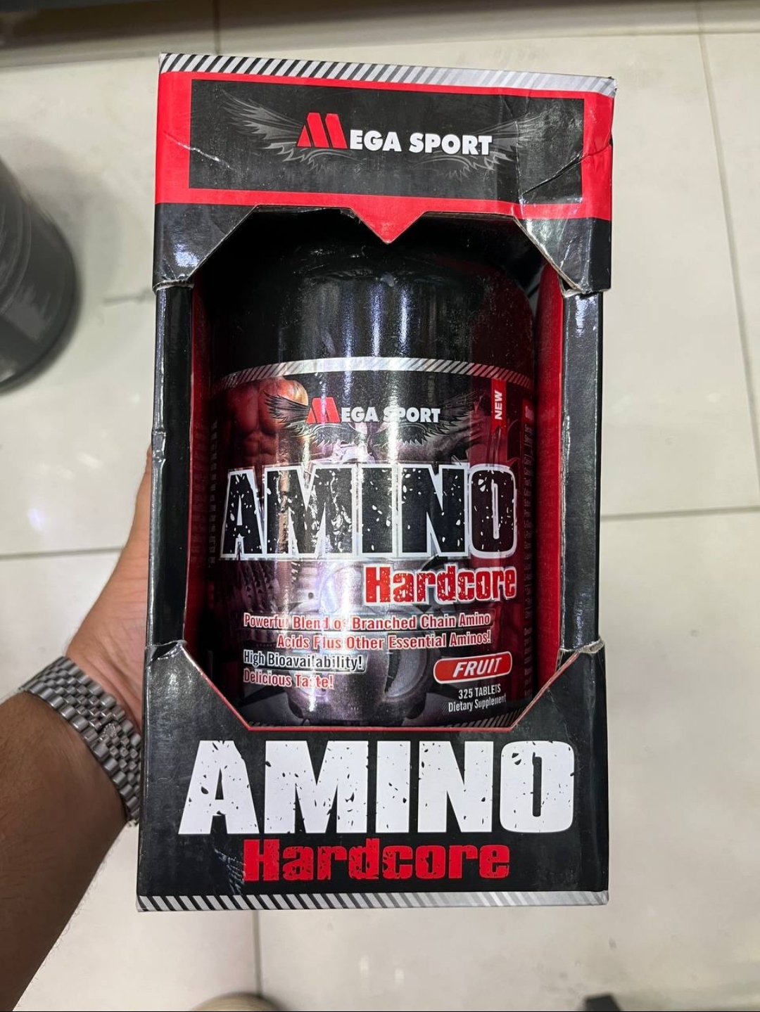 آمینو هاردکور مگا اسپرت|mega sport amino hardcore 325 tablets