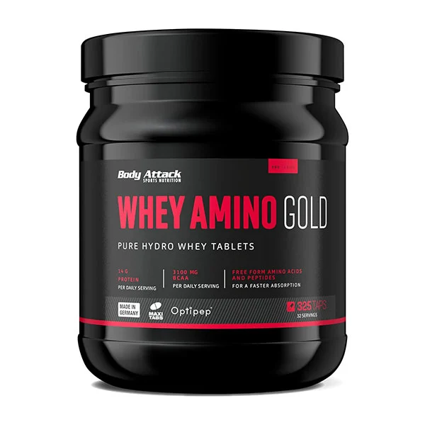آمینو وی گلدwhey amino gold بادی اتک 300 عددی body attack