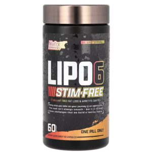 چربیسوز لیپو 6 بلک استیم فری Stim-free ناترکس Nutrex