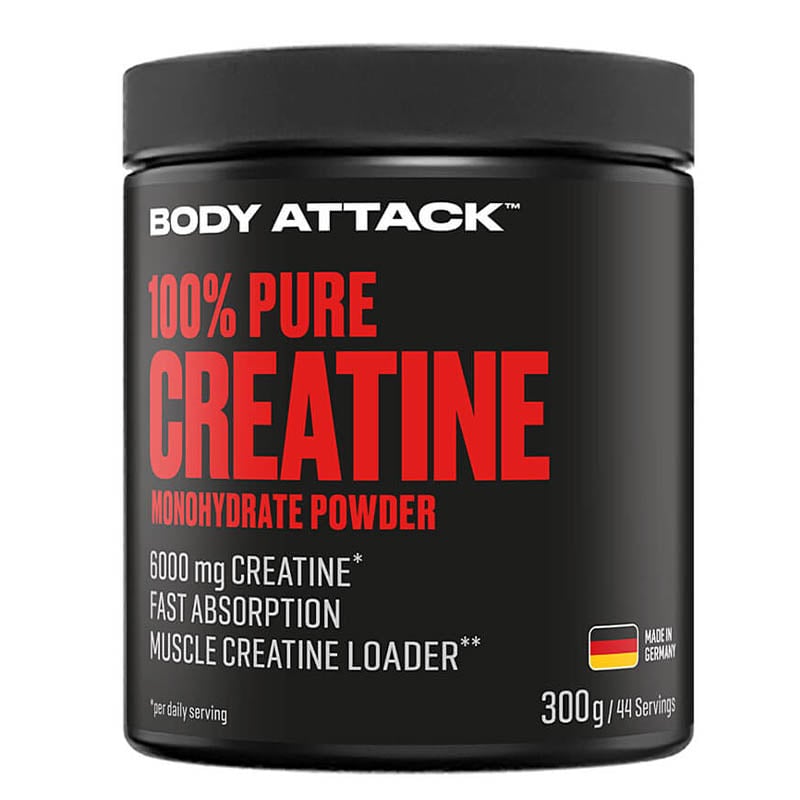 کراتین مونوهیدرات پیور BODY ATTACK بادی اتک 300گرم
