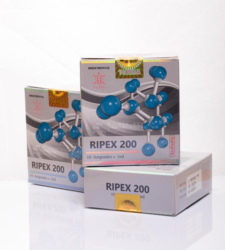 ریپکس Rippex 200mg تورتل turtle تکمیل (پروپیونات+ترن استات +مسترون)